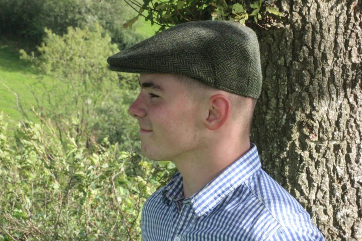 Flat Caps - Chepstow - A Welsh Secret - Welsh Tweed - Caps - Medium 22" - Chepstow