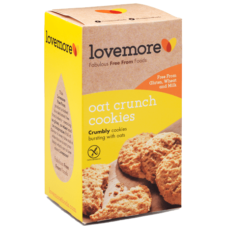 Lovemore Oat Crunch Cookies Gluten - Free - A Welsh Secret - A Welsh Secret - Lovemore - 