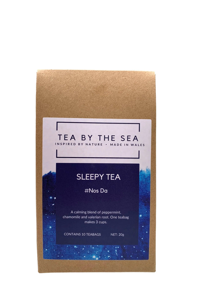 Nos Da Sleepy Tea – Soothing Chamomile & Valerian Blend for Restful Sleep - A Welsh Secret - Tea By The Sea - Tea By The Sea - 