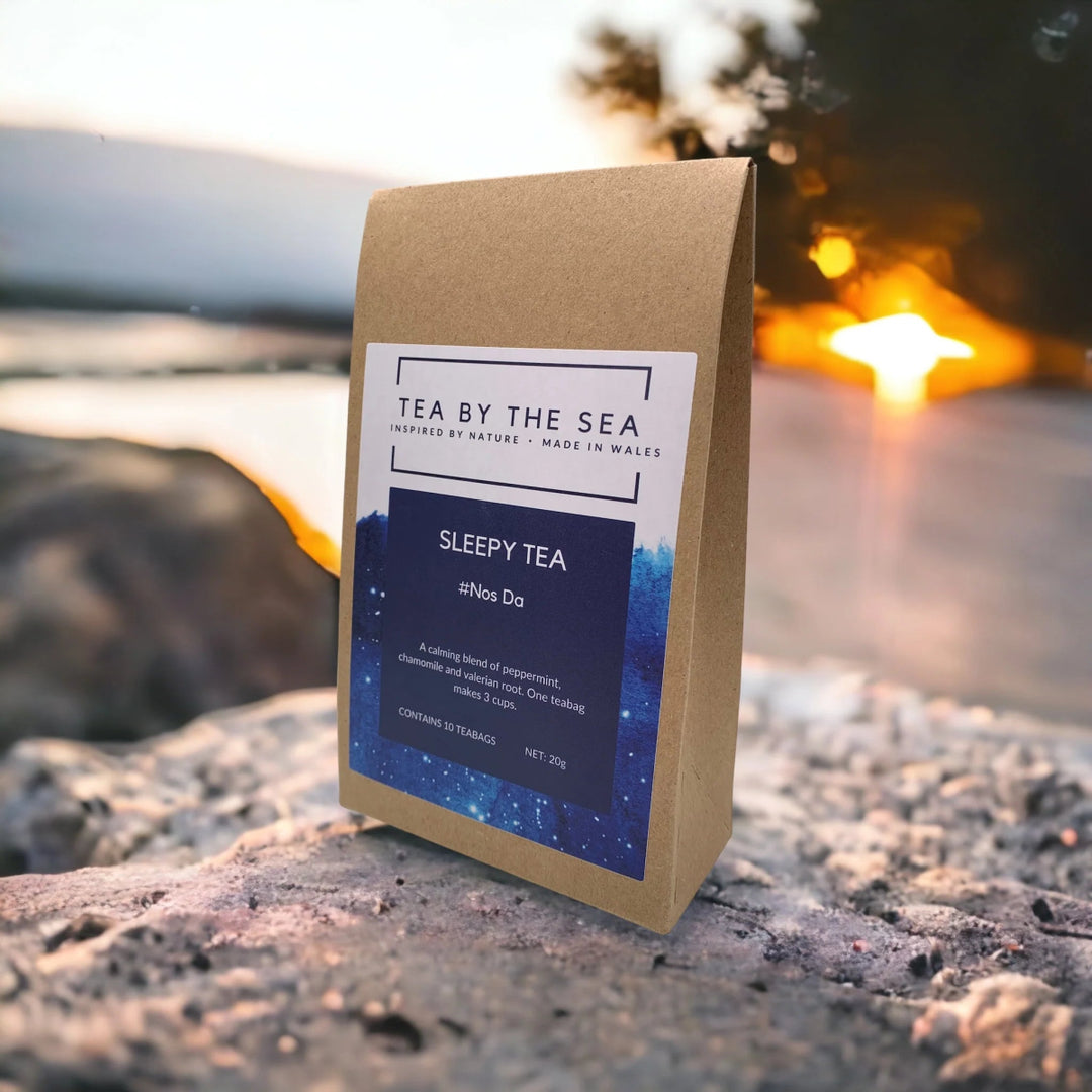 Nos Da Sleepy Tea – Soothing Chamomile & Valerian Blend for Restful Sleep - A Welsh Secret - Tea By The Sea - Tea By The Sea - 