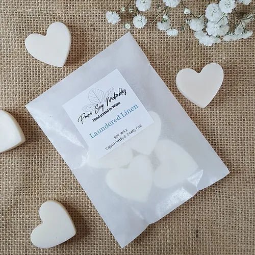 Pure Soy Meltables Wax Melts - Laundered Linen - A Welsh Secret - Pure Soy Meltables - Wax melts - 
