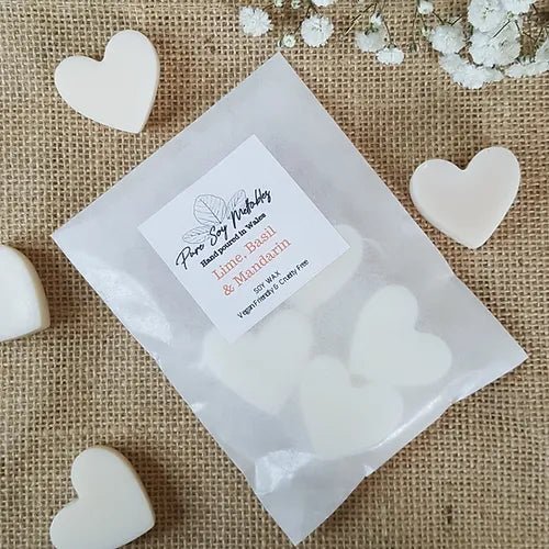 Pure Soy Meltables Wax Melts - Lime, Basil & Mandarin - A Welsh Secret - Pure Soy Meltables - Wax melts - 