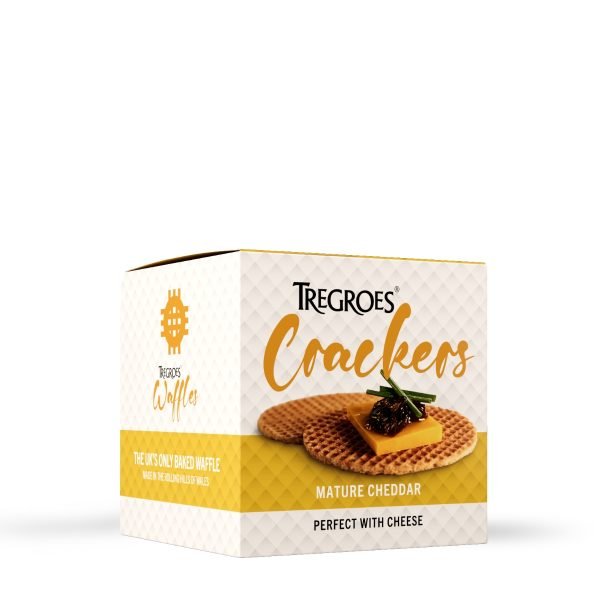 Tregroes Mature Cheddar Cheese Crackers – Savoury Bites - A Welsh Secret - Tregroes - Tregroes - 