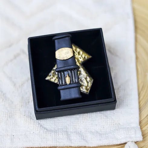 Miners Lamp Brooch - A Welsh Secret - Carla Cwtch - Carla Cwtch - -