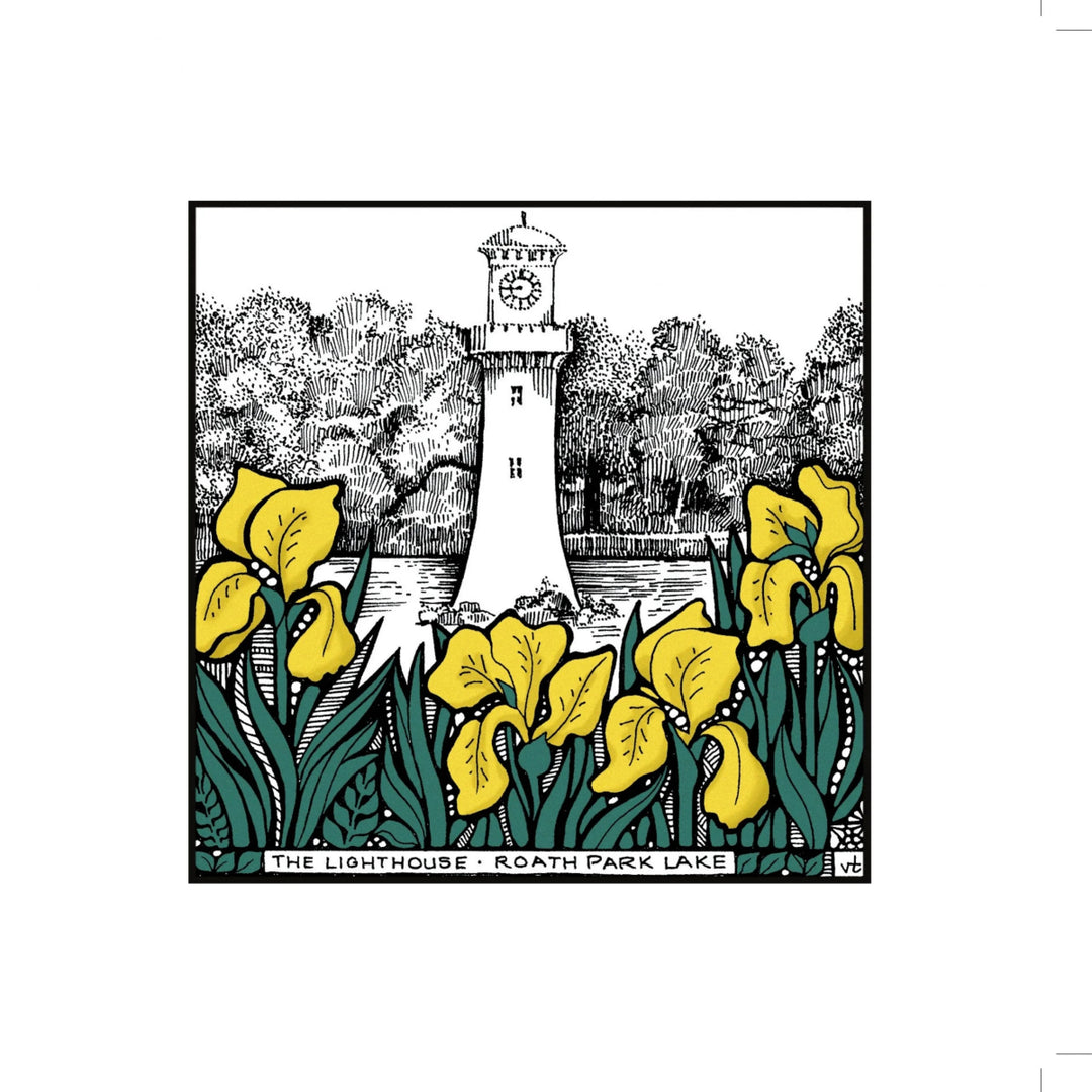 Roath Park - Lighthouse - A Welsh Secret - Alffabet - Post Cards - -